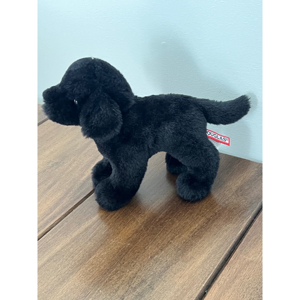 Douglas Cuddle Toys Black Labrador Retriever Dog Plush Stuffed Animal 3997